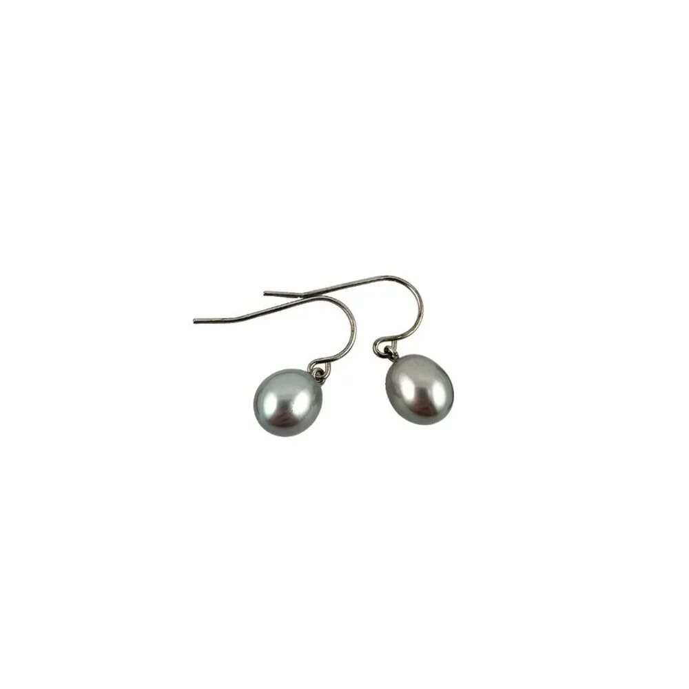 Giani Bernini Gray Cultured Freshwater Pearl Earrings Sterling Silver - Picture 7 of 10